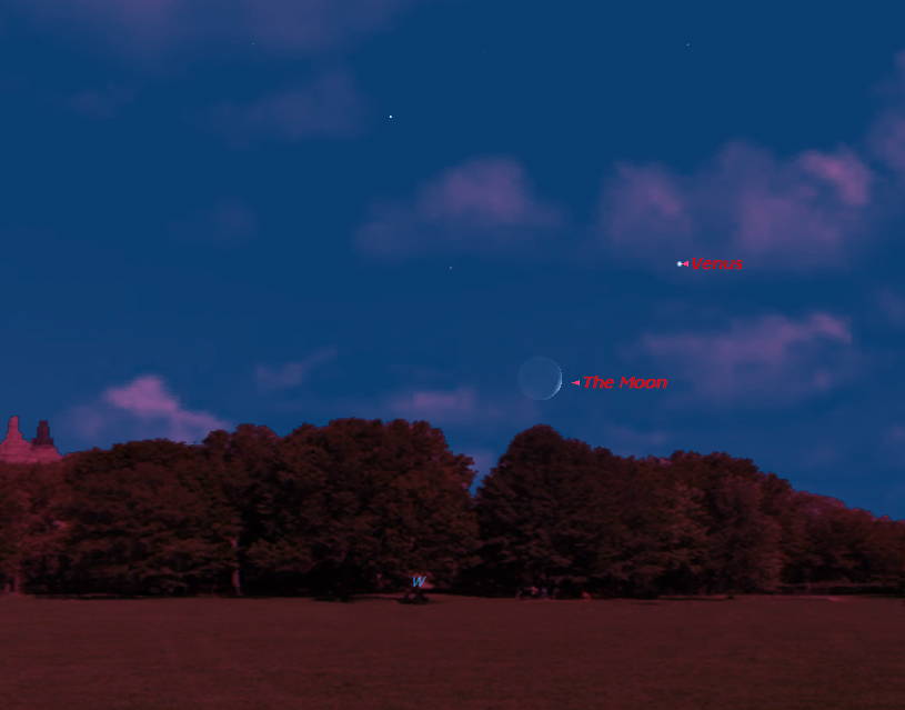 Venus Shines With Moon Tonight: How to See It